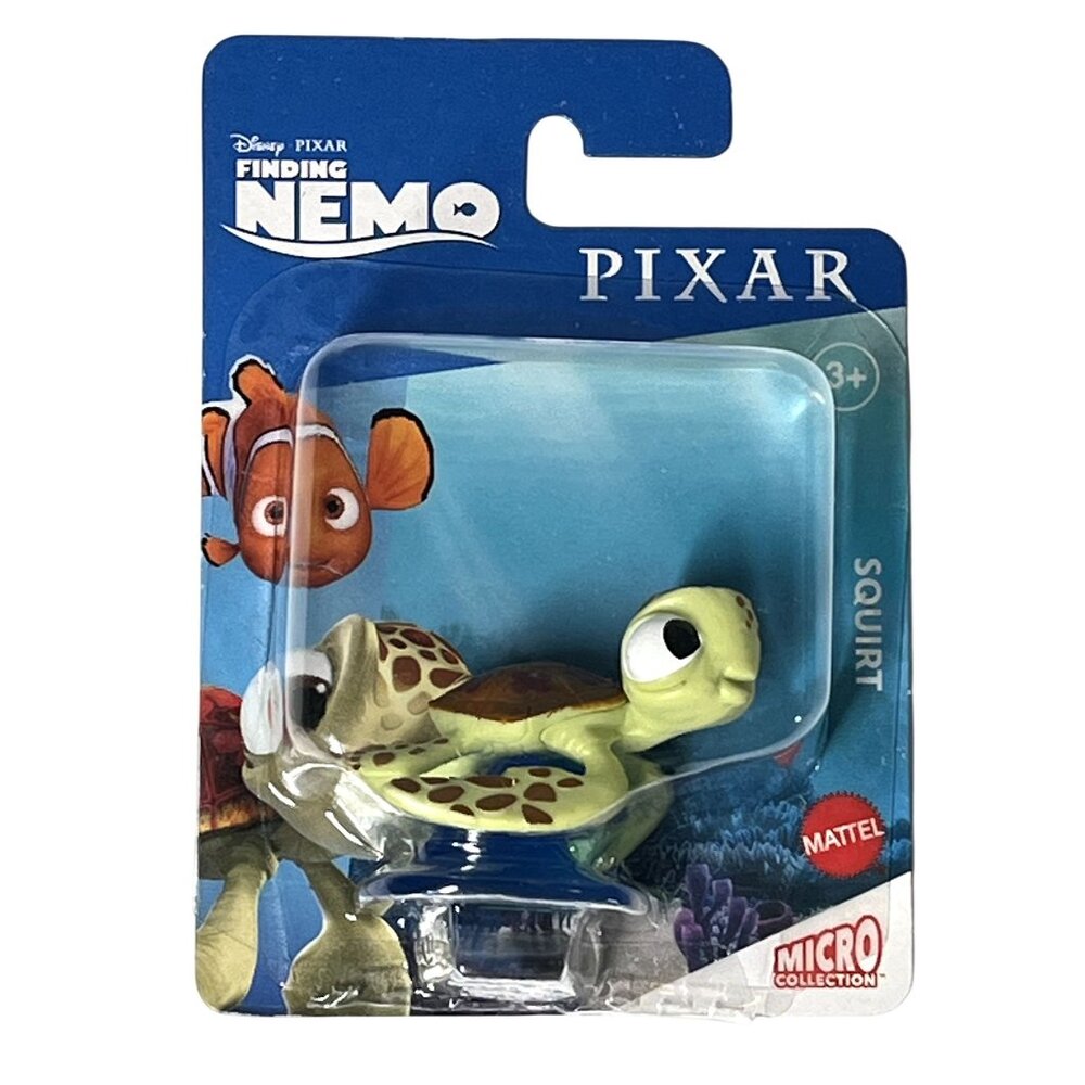 Disney Pixar Finding Nemo Squirt Micro Collection Mattel Mini Figure Toy